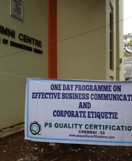 Programme @ College of Engineering Anna University Chennai